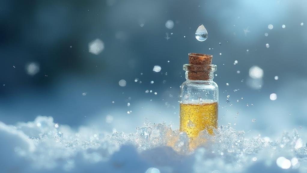 essential oils can freeze