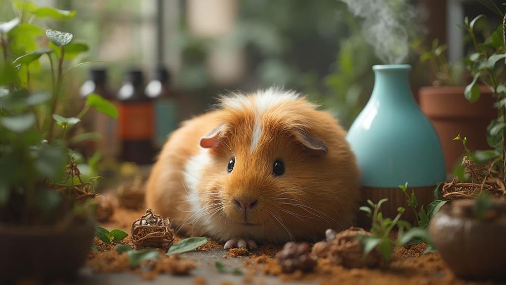 guinea pigs and essential oils