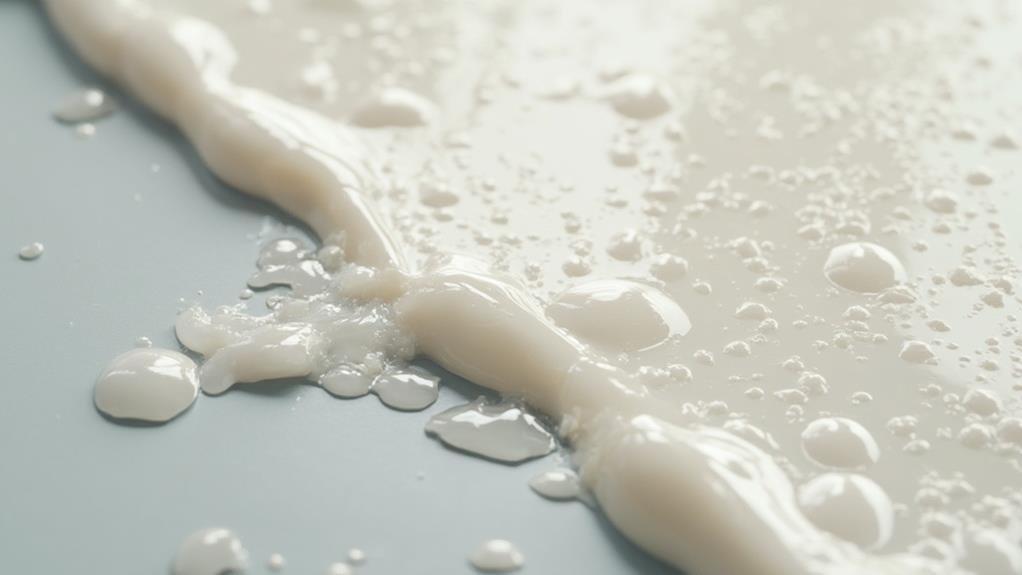 oil and silicone interaction